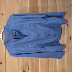 Healing Hands Blue Scrub  Zip-Up Jacket